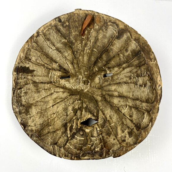 Hand Carved African Wood Mask Wall Art - Picture 3 of 9